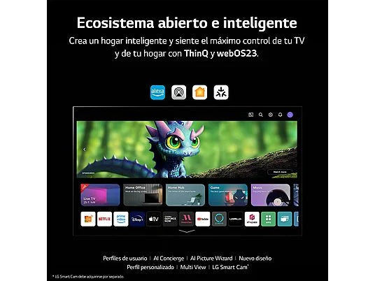 Smart TV LG 55" 4K 3840x2160 OLED55B36LA