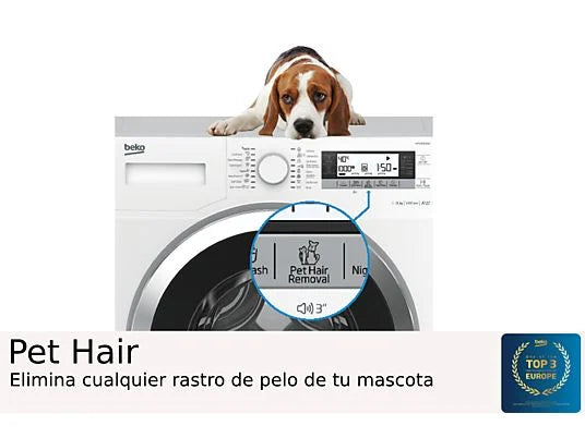 Beko WTA10712XSWR lavadora 10kg 1400 rpm