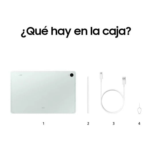Tablet - Samsung Tab S9 FE+ Wifi , 8+128GB, 12.4", Verde