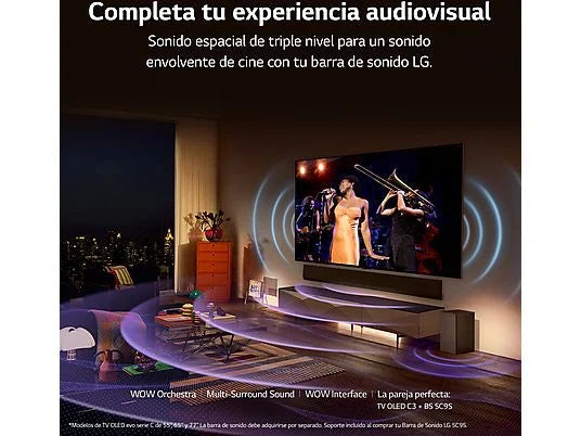 Smart TV LG OLED55C32LA.AEU 4K Ultra HD 55 HDR HDR10 Oled AMD FreeSync Dolby Vision