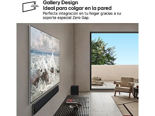TV OLED 77" - LG OLED77G54LW, OLED 4K, Procesador Inteligente α11 AI Processor 4K Gen2, Smart TV, Rocky Black