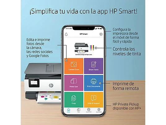 HP Officejet 8014e impresora multifunción Color Wifi Dúplex