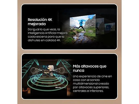 TV Neo QLED 55 - Samsung TQ55QN95DATXXC, UHD 4K Mini LED, Procesador NQ4 AI Gen2 , Smart TV, DVB-T2 (H.265), Graphite Black