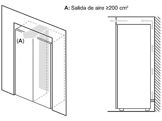 Balay congelador Vertical 3GFE563WE