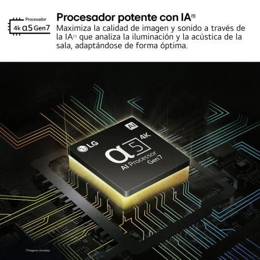 TV LG 43QNED80T6A 43 QNED UltraHD 4K HDR10 WebOS24 AI ThinQ