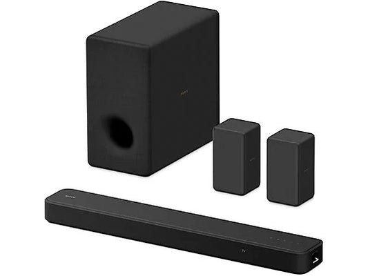 Barra de sonido - Sony HT-S2000, 3.1 Canales, Dolby Atmos, DTS:X, Bluetooth, Subwoofer integrado dual, 350 W, Sonido envolvente, HDMI, Negro